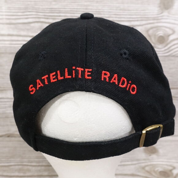 XM SATELLITE RADIO SIRIUS BLACK STRAPBACK PROMO BASEBALL HAT CAP - Picture 4 of 8